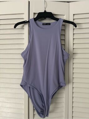 SHEIN Lavender High-Neck One-Piece bodysuit size large